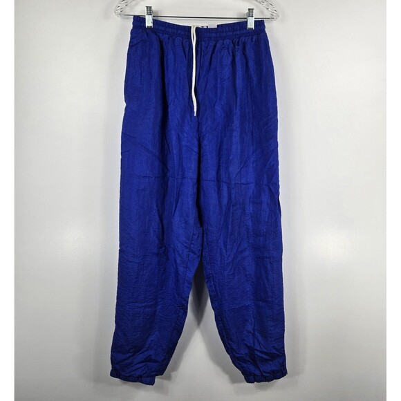 Vintage EVR Large Div Rousso 2 Piece Blue Windbreaker Track Suit Set 80's - Picture 7 of 16